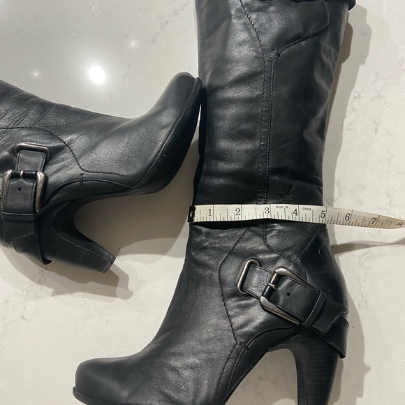 Bronx tall black leather boots - Size 8 - Picture 10 of 14